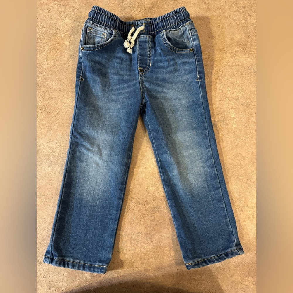 Cat & Jack - Straight Leg Toddler Blue Jeans, Size 3T - Picture 1 of 6